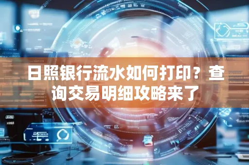 日照银行流水如何打印?查询交易明细攻略来了