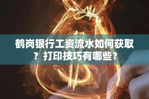 鹤岗银行工资流水如何获取?打印技巧有哪些?