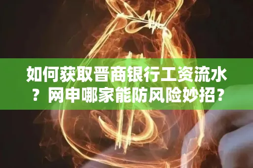 如何获取晋商银行工资流水?网申哪家能防风险妙招?