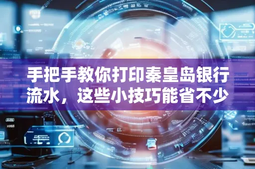 手把手教你打印秦皇岛银行流水,这些小技巧能省不少事