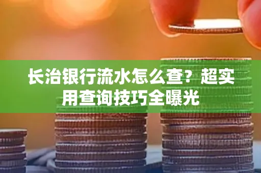 长治银行流水怎么查?超实用查询技巧全曝光