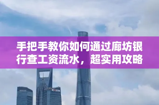 手把手教你如何通过廊坊银行查工资流水,超实用攻略不走弯路
