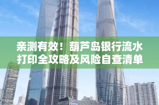 亲测有效!葫芦岛银行流水打印全攻略及风险自查清单