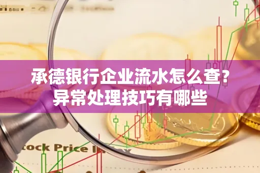 承德银行企业流水怎么查?异常处理技巧有哪些
