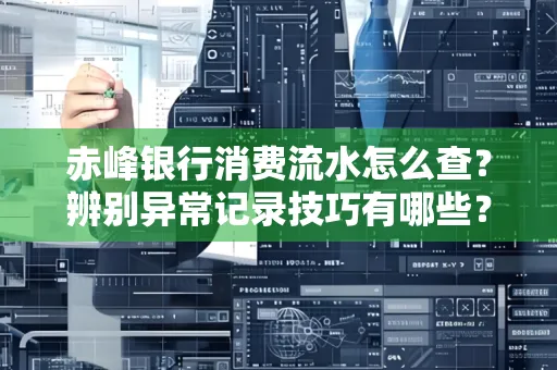 赤峰银行消费流水怎么查?辨别异常记录技巧有哪些?