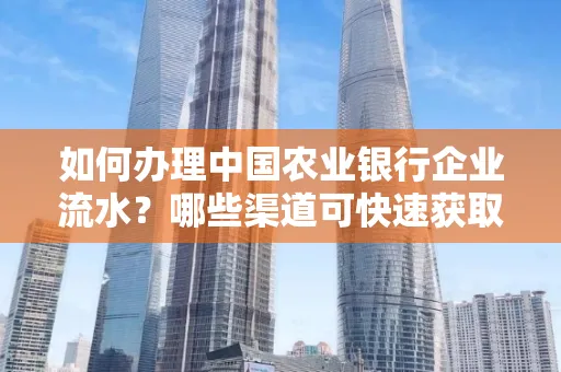 如何办理中国农业银行企业流水?哪些渠道可快速获取?